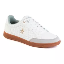 Tenis Original Penguin Style Cole De Caballero Color Blanco 