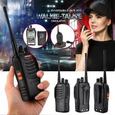 Pack 2 Radio Comunicador Transmisor Walkie Talkie