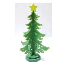 Árvore De Natal Para Mesa Estante Pequena Mini Enfeite Cor Verde