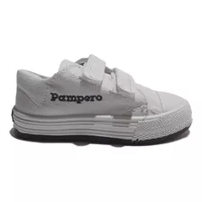 Zapatillas Pampero Colegial Abrojo Blanco Ady250bl