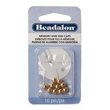 Beadalon Memoria Alambre Tapa Del Extremo Redondo De 5m M Ch