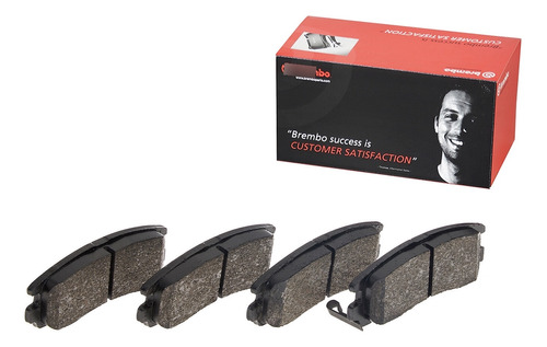 Balatas Bajos Metales Tra Saturn Sw2 93/95 Brembo Foto 2