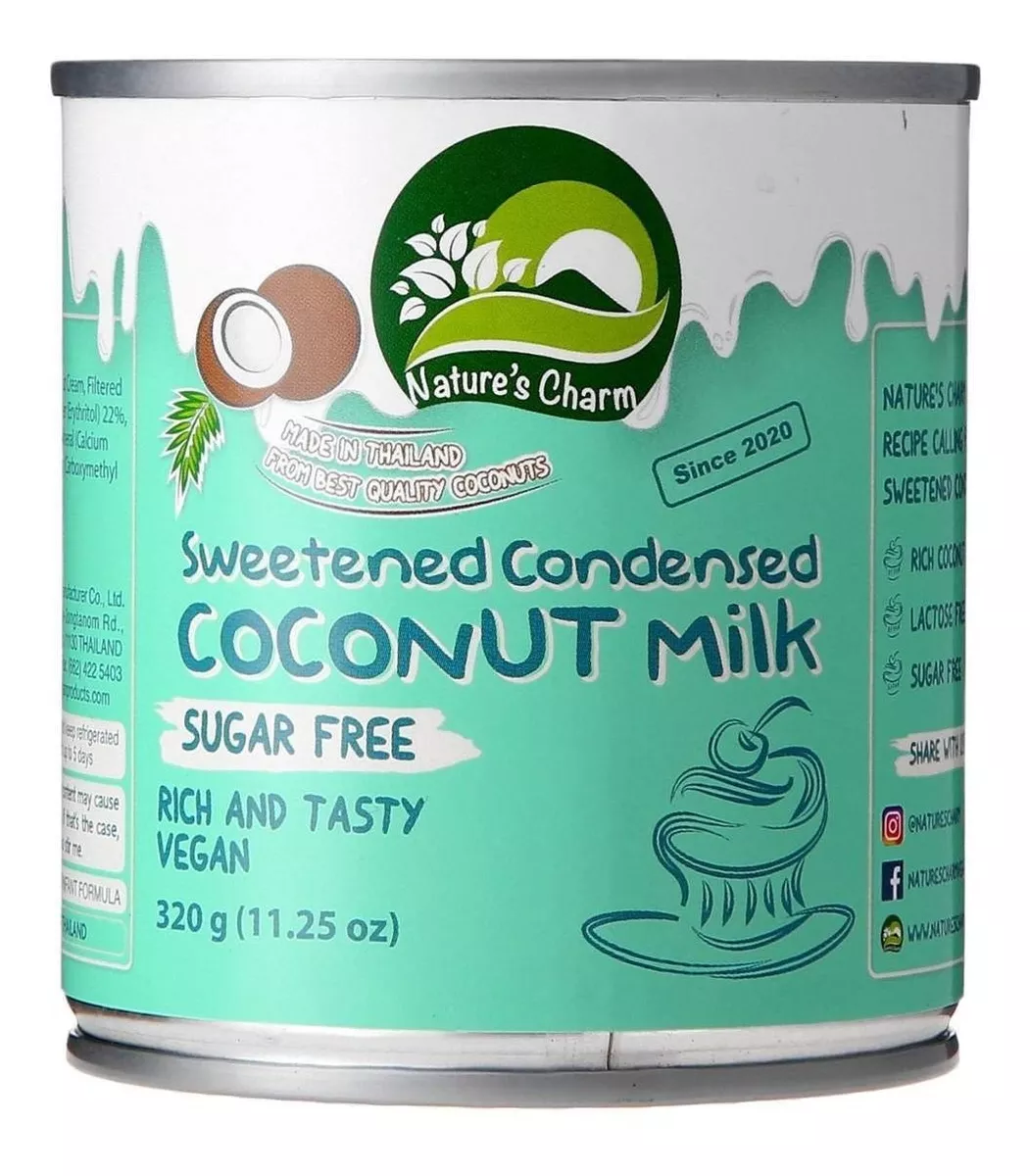 Leche Condensada De Coco Sin Azucar Ni Lactosa Vegan 320g