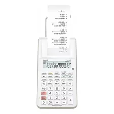 Calculadora Bivolt Bobina Impressão Casio Hr-8rc Branca
