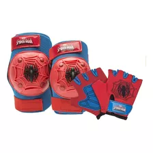 Rodilleras Coderas Y Guantes Spiderman Marvel Bell 3-5 Años