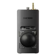 Micrófono Ricoh Ta-1 3d Compatible Con Ricoh Theta V 360 Color Negro