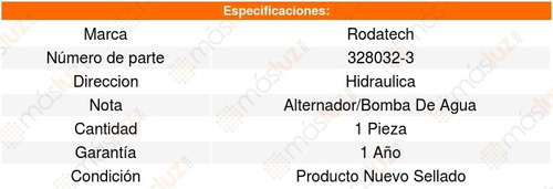 Banda Accesorios Solara 3.3l V6 05_08 Rodatech 5655930 Foto 2