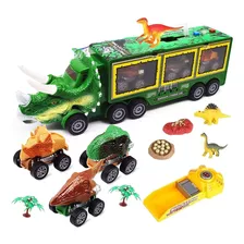 Camión De Juguete De Dinosaurio Para Niños Con Accesorios 