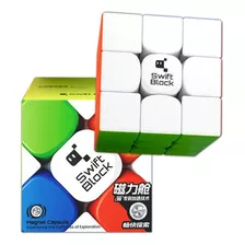 Cubo Gan Swift Block Cor Da Estrutura Stickerless