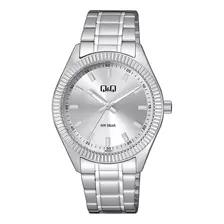 Reloj De Caballero Q&q Qz48j201y Plateado Circuit