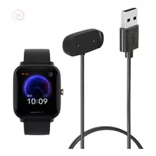 Carregador Magnético Usb Para Relógio Amazfit Bip U Pro Cor Preto