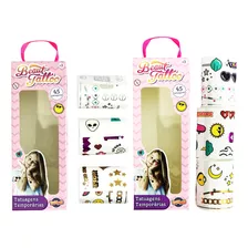 Kit 90 Tatuagens Adesiva Temporárias Infantil Colorida Toyng