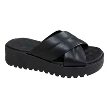 Tamanco Plataforma Feminino Flat Confortável Usaflex 3507