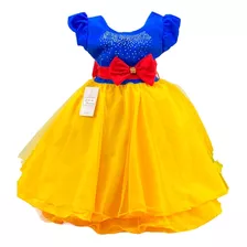 Vestido Da Branca De Neve 1 A 4 Anos