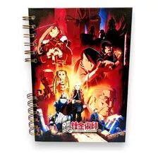 Cuaderno Anime Full Metal Alchemist (a5) Ideal Para Regalo