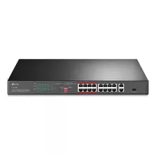 Switch With 16 Port Poe Port 10 100mbps 2 Port Rack Tp Link