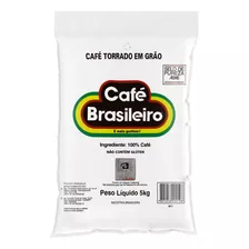 Café Torrado Em Grãos Tradicional Café Brasileiro Pacote 5kg