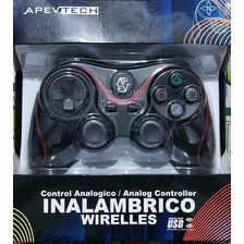 Joystick Inalámbrico Ps2/ps3/pc Apevtech Fp 20030 Recargable