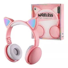 Fone Orelha De Gato Gatinho Cat 5.0 Bluetooth Headphone