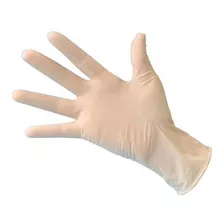 Guantes Descartables Antideslizantes Nipro Examination Color Natural Talle L De Látex Con Polvo X 100 Unidades