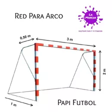 Red Para Arco De Papi Futbol 3x2 Malla 12x12cm Precio X Par