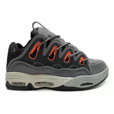 Zapatillas Osiris D3 2001 Charcoal Orange Black