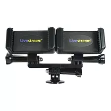 Soporte Adaptador Dual De Tripode Para Celular Livestream