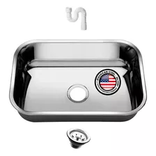 Cuba Pia Numero 1 Cozinha Inox American Steel 47x30x17 + Val