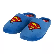 Pantufla Hombre Superman Azul Dc Comics Tbc 620925reg