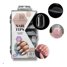 Tips Uñas Soft Gel Ovaladas Transparentes Nuevo Estilo X100