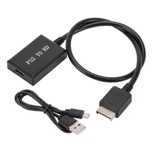 Adaptador Conversor De Audio Y Video Ps2 A Hd, Compatible Co