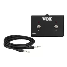 Vox Vfs-2a - Footswitch Ac15 Ac30 2 Vias Con Led - Plus Color Negr