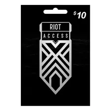 Riot Access Código League Of Legends, Valorant Latam 10 Usd