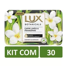 Kit Com 30 Sabonetes Lux Capim Limão E Frangipani 85g