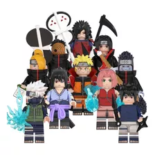 Bonecos Lego Blocos De Montar Anime Naruto Kit Com 10 Ninjas