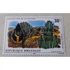 Sello - Ruanda - 1975 Proteccion De La Naturaleza