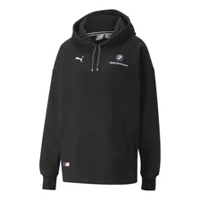 Moletom Feminino Bmw Motorsport Capuz Preto