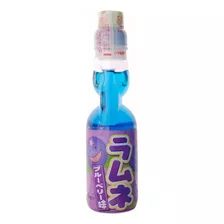 Bebida Japonesa Ramune Sabor Mora Azul 200ml Gasificada