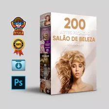 Salão De Beleza, 200 Artes Prontas, Psd 100% Editáveis