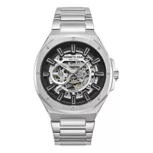 Reloj Hombre Kenneth Cole Kcwgl2217304 New York Color De La Correa Plateado Color Del Bisel Plateado Color Del Fondo Negro