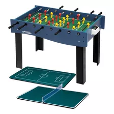 Futbolito 3en1 + Mini Ping Pong + Mesa Fútbol Calidad El Rey