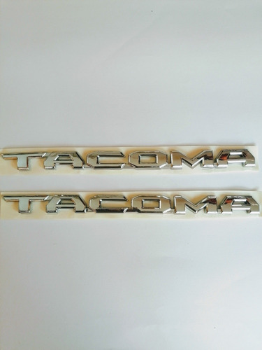 Par Emblemas Letra Tacoma Toyota  2015-2019 Foto 2