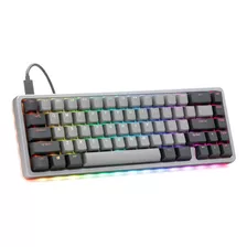 Teclado Mecánico Con Cable Para Juegos/gris.