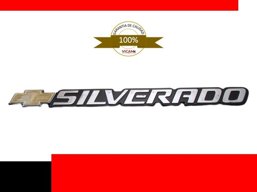Emblema Silverado (letras) Parte Trasera Foto 4