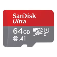 Memoria Micro Sd Sandisk Ultra 64gb Nintendo Switch Clase 10