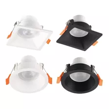 Kit 20 Spot Led 6w Embutir Recuado Mr16 Pronto Para Instalar