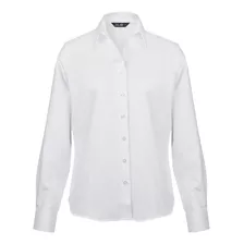 Blusa Oxford Classic Manga Larga Mujer