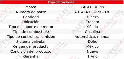 Soporte Tacn De Motor Tras Protege 1.5l 4 Cil 95-98 Foto 4