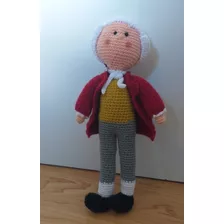 Amigurumi Muñeco De Apego Mozart Hecho A Mano 