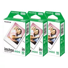 Filme Instax Mini 7s Mini 9 / Mini 11 12 - 30 Poses Colorido